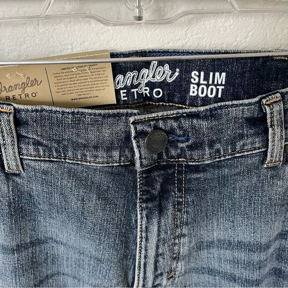Wrangler Retro Men's 36 x 32 Slim Boot Jeans NWT - Picture 10 of 14